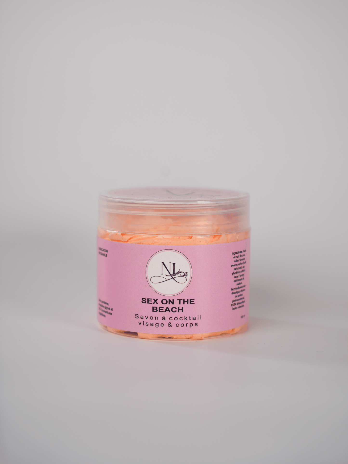 savon fouette chantilly de douche parfum theme des cocktails sex on the beach texture crémeuse les douceurs de nl